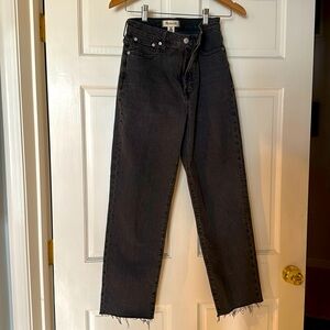 Size 26 Madewell wide leg jeans